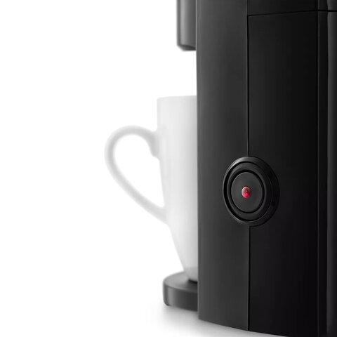 Кофеварка капельная KITFORT КТ-763, 350 Вт, объем 0,15 л, черная