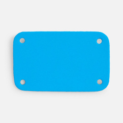 Лейбл Eta Soft Touch, S, голубой, 2,5х4 см
