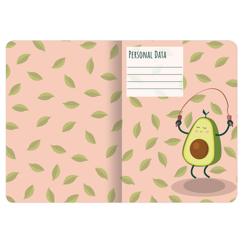 Тетради 60 л. в линию обложка SoftTouch, НАБОР 2 шт., бежевая бумага 70 г/м2, сшивка, B5 (179х250 мм), КОНТРАСТ, BRAUBERG, 403826