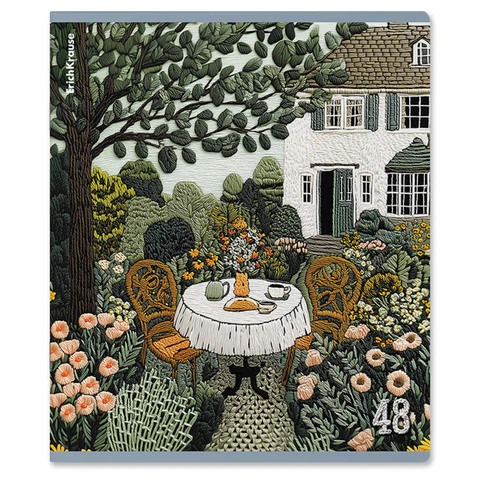 Тетрадь А5, 48 л., скоба, клетка, TWIN-лак, ERICH KRAUSE, "Fancy Field" (микс в спайке), 64866
