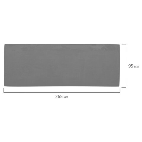 Пластилин скульптурный мягкий серый BRAUBERG ART "Секреты художника", 8 кг, 881171