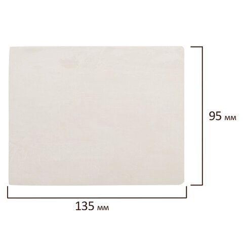 Пластилин скульптурный МЯГКИЙ БЕЛЫЙ "Секреты художника", 0,5 кг, BRAUBERG ART, 107491