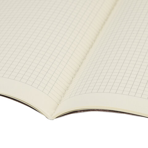 Тетрадь 40 л. в клетку обложка SoftTouch, бежевая бумага 70 г/м2, сшивка, А5 (147х210 мм), WHITE ROSES, BRAUBERG, 403785