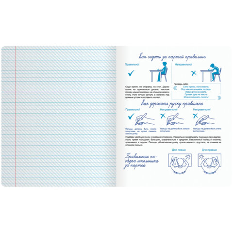 Тетради ДЭК 12 л. КОМПЛЕКТ 10 шт. ПРОПИСЬ № 1 частая косая линия С ДОПОЛНИТЕЛЬНОЙ ГОРИЗОНТАЛЬНОЙ, со справочным материалом, ЮНЛАНДИЯ, 404860
