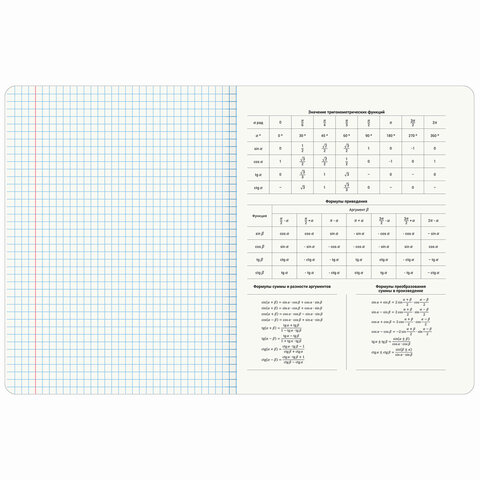 Тетради предметные, КОМПЛЕКТ 5 ПРЕДМЕТОВ, 48 л., матовая ламинация, BRAUBERG "MINIMAL", 405185