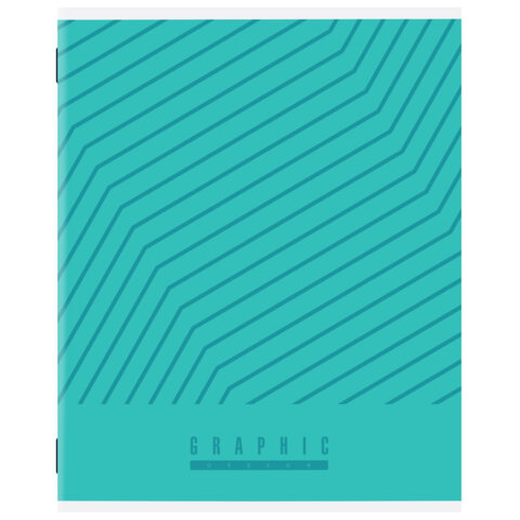 Тетрадь А5, 48 л., STAFF, скоба, линия, офсет №2 ЭКОНОМ, обложка картон, ЯРКАЯ, 405628