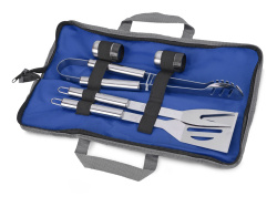 Набор для барбекю «Дюнкерк», Цвет серебристый, синий