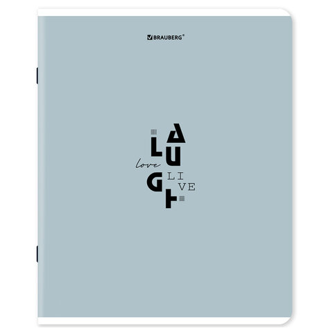 Тетради ДЭК А5 48 л. КОМПЛЕКТ 5 шт. BRAUBERG скоба, клетка, матовая ламинация, "Однотонный_Пастель_2", 404924
