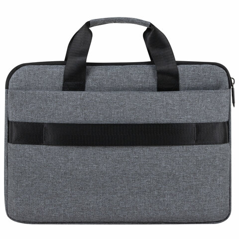 Сумка портфель HEIKKI ULTRA (ХЕЙКИ) с отд. для ноутбука 15,6", Dusky, темно-серая, 28х39х3 см, 272608