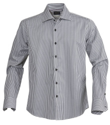 Рубашка мужская в клетку Tribeca, черная, S-XXL
