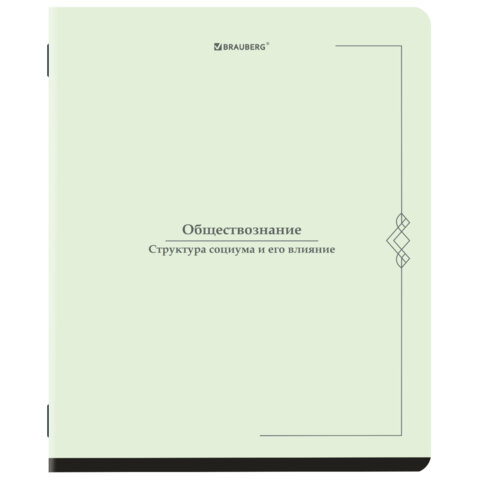 Тетради предметные, КОМПЛЕКТ 12 ПРЕДМЕТОВ, 48 л., SoftTouch, BRAUBERG "VINTAGE", 405183