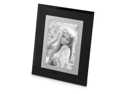 Рамка для фотографии «Сафра», Цвет черный/серебристый