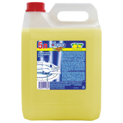 Средство для мытья посуды 5 л, ЗОЛУШКА, концентрат, "Лимон", М-04-1к