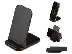 Беспроводное зарядное устройство «Foldy», 15 Вт, Цвет черный