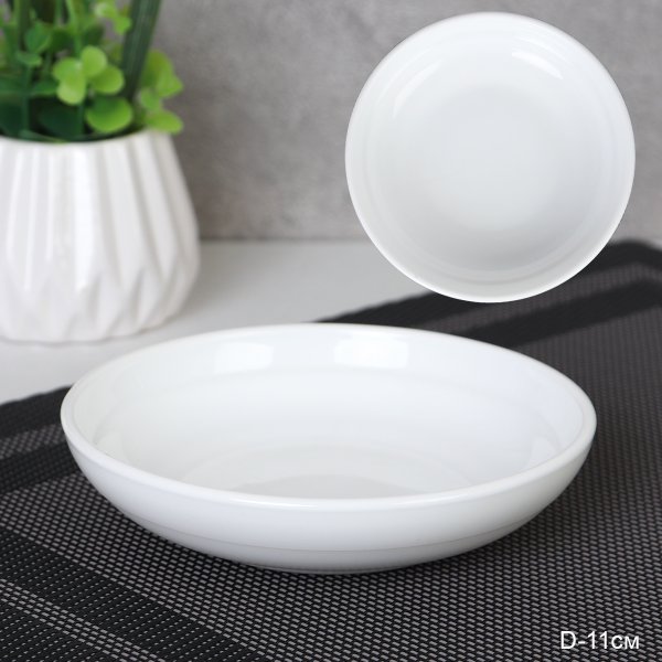 Розетка плоская DW45 (white) /уп 96/