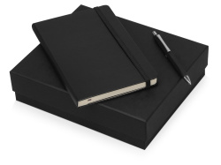 Подарочный набор Moleskine Hemingway с блокнотом А5 и ручкой, Цвет черный