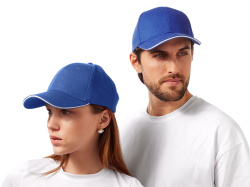 Бейсболка «Cancun», Цвет синий классический, белый