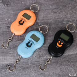 Весы безмен электронные 50 кг / V-40 /уп100/ без батареек