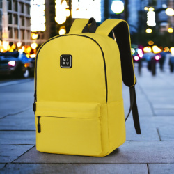 Рюкзак для ноутбука City Extra Backpack 15,6", желтый / Удобный органайзер для ручек, телефона, планшета или ноутбука