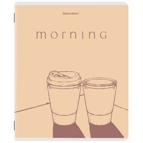 Тетради ДЭК А5 48 л. КОМПЛЕКТ 5 шт. BRAUBERG скоба, клетка, матовая ламинация, СИЛУЭТЫ, 404921