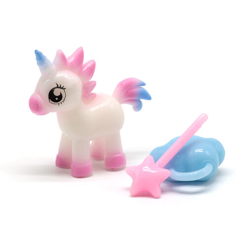 Фигурка антистресс "Единорог с аксессуарами", 7 см, ассорти 2 вида, JOLLY JOT (ДЖОЛЛИ ДЖОТ), 666184