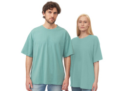 Футболка оверсайз «Vienna» унисекс, Размер XL, Цвет припылено-бирюзовый