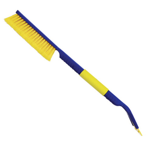 Щетка со скребком для снега автомобильная 63cм, мягкая щетина, GOODYEAR, WB-09, GY000209