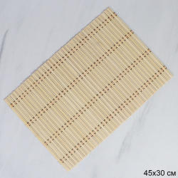 Салфетка для стола Бамбук 30х45 см / BBD42 /уп 64/ бежевая