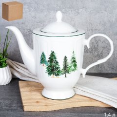 Чайник заварочный 1400 мл новогодний / KY-3061 /уп 18/