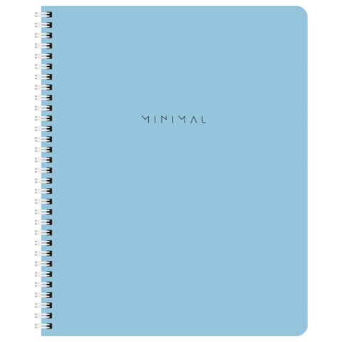 Тетради ДЭК А5 48 л. КОМПЛЕКТ 4 шт., BRAUBERG, гребень, клетка, 80 г/м2, SoftTouch, Minimal, 405579