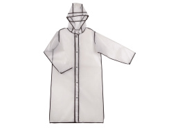 Дождевик «Providence» c чехлом, унисекс, Размер M-L, Цвет прозрачный/черный