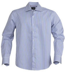 Рубашка мужская в клетку Tribeca, синяя, S-XXL