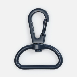 Застежка-карабин Snap Hook, L, темно-синяя, 2,9х4 см
