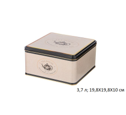 Банка для чайных пакетиков English breakfast 3,7 л / 949-062 /уп 6/19.8x19,8x10 см