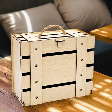 Чемоданчик ламинированный из HDF 19*23*11,5 см 