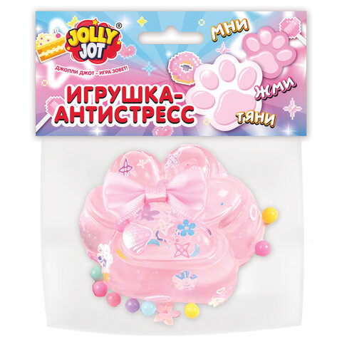 Игрушка-антистресс "ПРОЗРАЧНАЯ ЛАПКА", 7 см, дисплей, JOLLY JOT (ДЖОЛЛИ ДЖОТ), 665818