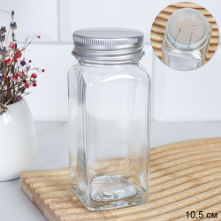 Солонка 10,5 см с ситечком / P105 /уп 144/ крышка серебро