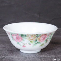 Пиала 120 мл 90 мм Розетка FW-40XN (7056) /уп3/72/ Кустовая роза