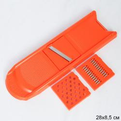 Терка для овощей и корейской моркови с 3 насадками 28х8,5 см / BT-3 /уп 200/ 0,1