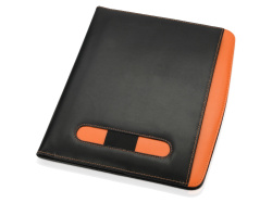 Папка для документов «Guidon», Цвет черный/оранжевый/серебристый