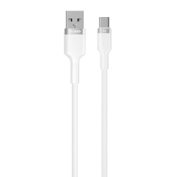 Кабель RAPID, USB 2.0 - Type-C, 1.2м, 3A, белый, OLMIO
