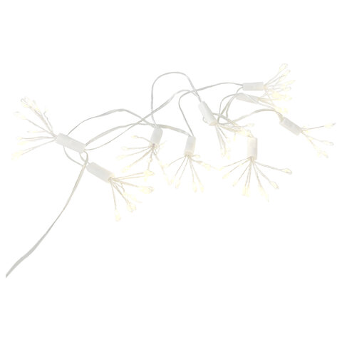 Гирлянда-пучки "Bundles", 150 LED, 2,4 м, 10 пучков, тёплый белый, USB, ЗОЛОТАЯ СКАЗКА, 592557