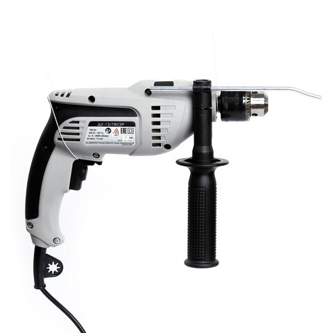 Дрель сетевая ударная, 780 Вт, 2700 об/мин, ИНТЕРСКОЛ ДУ-13/780ЭР, 421.1.0.00