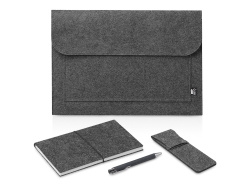 Подарочный набор «Feltset», Цвет темно-серый