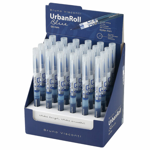 Ручка-роллер BRUNO VISCONTI "UrbanRoll", синяя, 0,5 мм, линия 0,3 мм, 20-0381/11