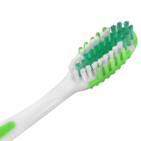 Зубная щетка средней жесткости, LAIMA DENT "MASSAGER", с массажными щетинками, 609318