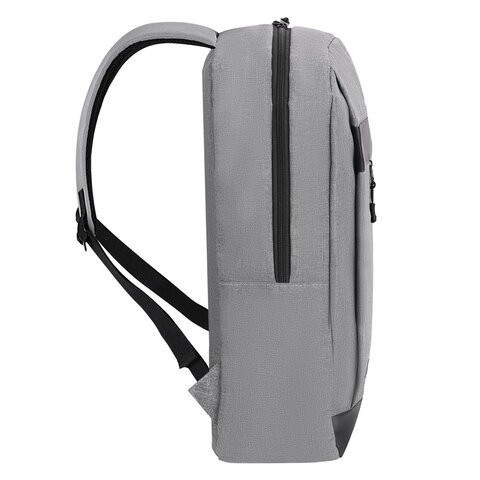 Рюкзак HEIKKI PLANE (ХЕЙКИ) универсальный, отделение для ноутбука, серый, 42х30х14 см, 273887