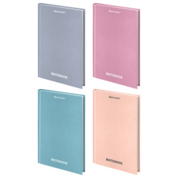 Блокнот А5 134х206 мм, 80 л., твёрдый, клетка, BRAUBERG, МОРАНДИ, 118556