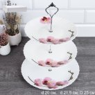 Ваза Фуршетница 3-х ярусная / WG-3/LXP70/85/100 (18141) /уп 12/ Орхидея 730122