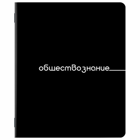 Тетради предметные, КОМПЛЕКТ 12 ПРЕДМЕТОВ, 48 л., обложка картон, BRAUBERG "BLACK", 405164